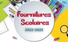  Les fournitures scolaires 2022/2023